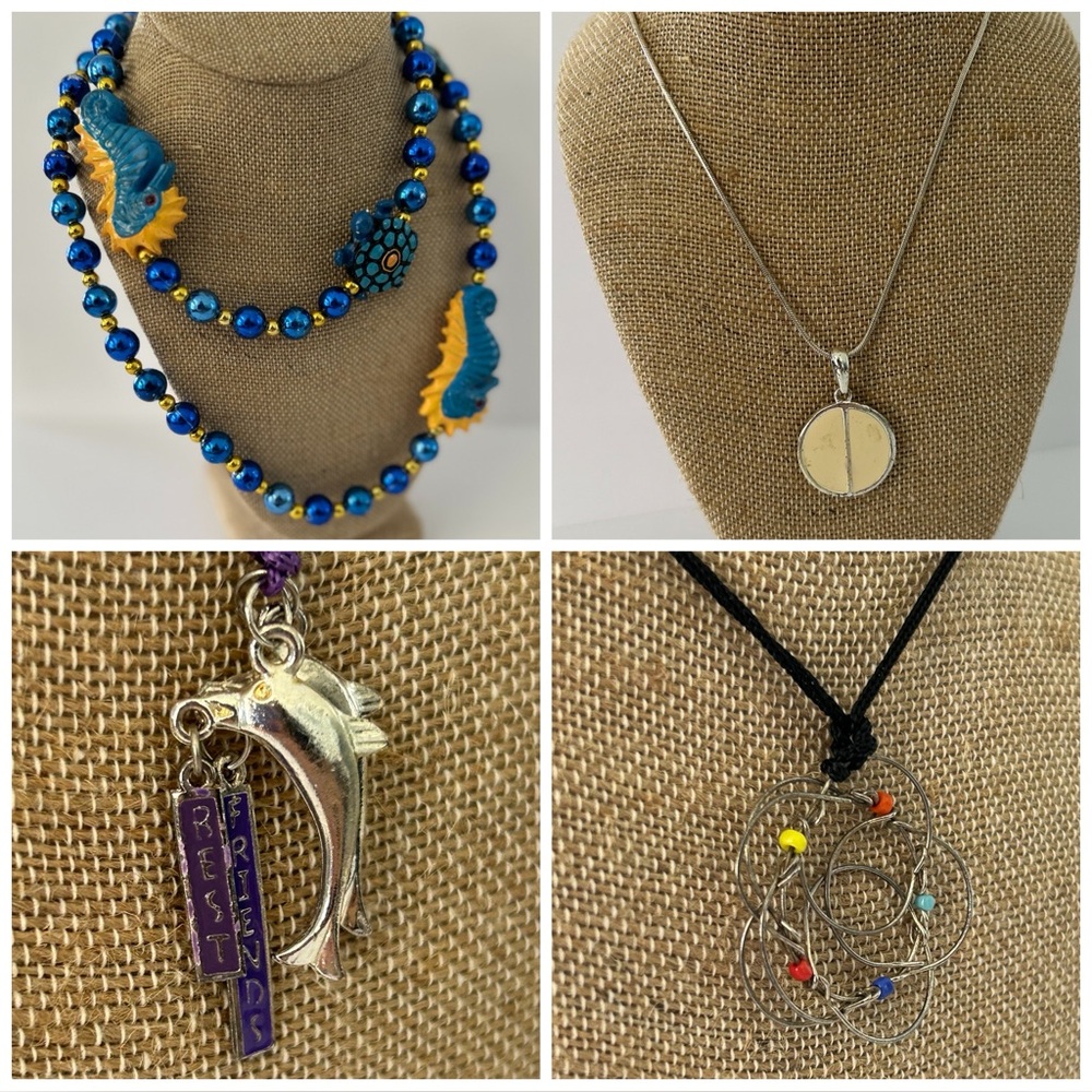 🦋 5/$25 - Bundle of Vintage Necklaces: 90’s & Y2K